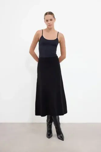 Cloche Triko Etek SİYAH - 3
