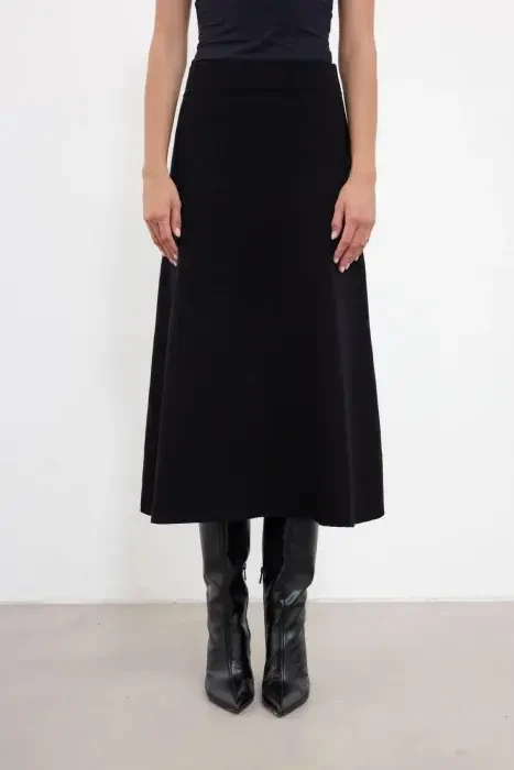 Cloche Triko Etek SİYAH - 4