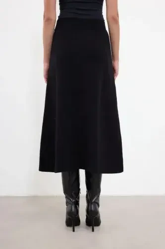 Cloche Triko Etek SİYAH - 5