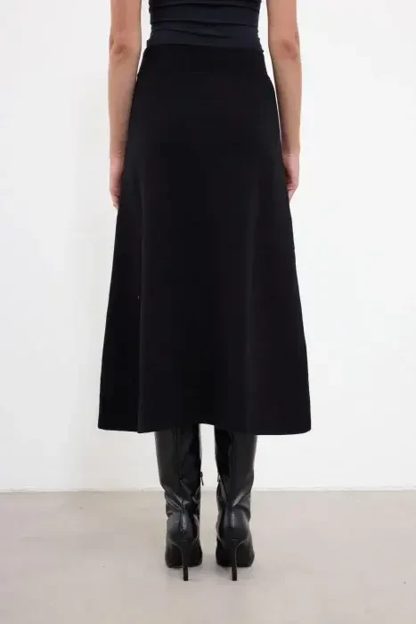 Cloche Triko Etek SİYAH - 5