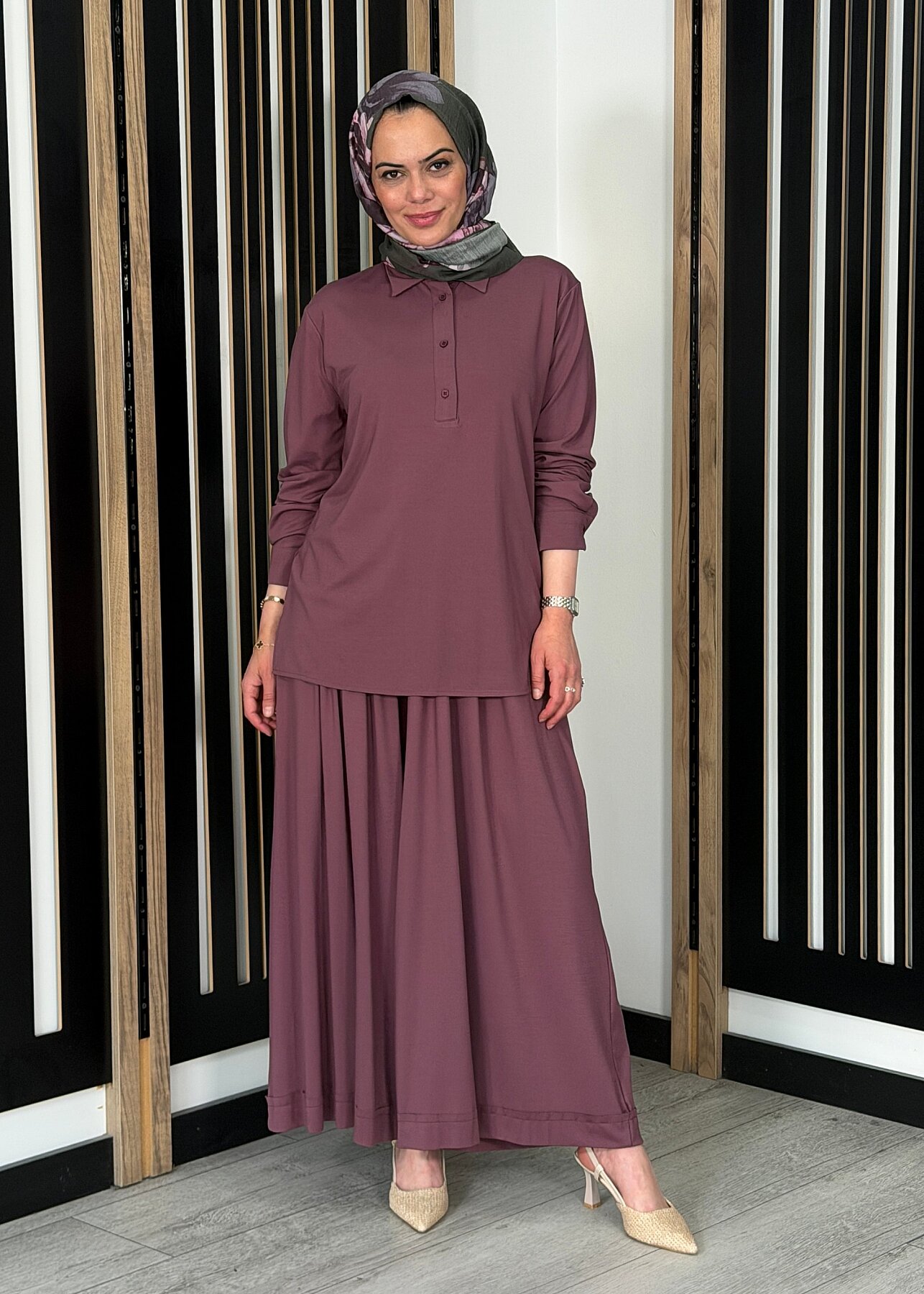 Cloche Tril Bol Pantolon GÜL KURUSU - 3