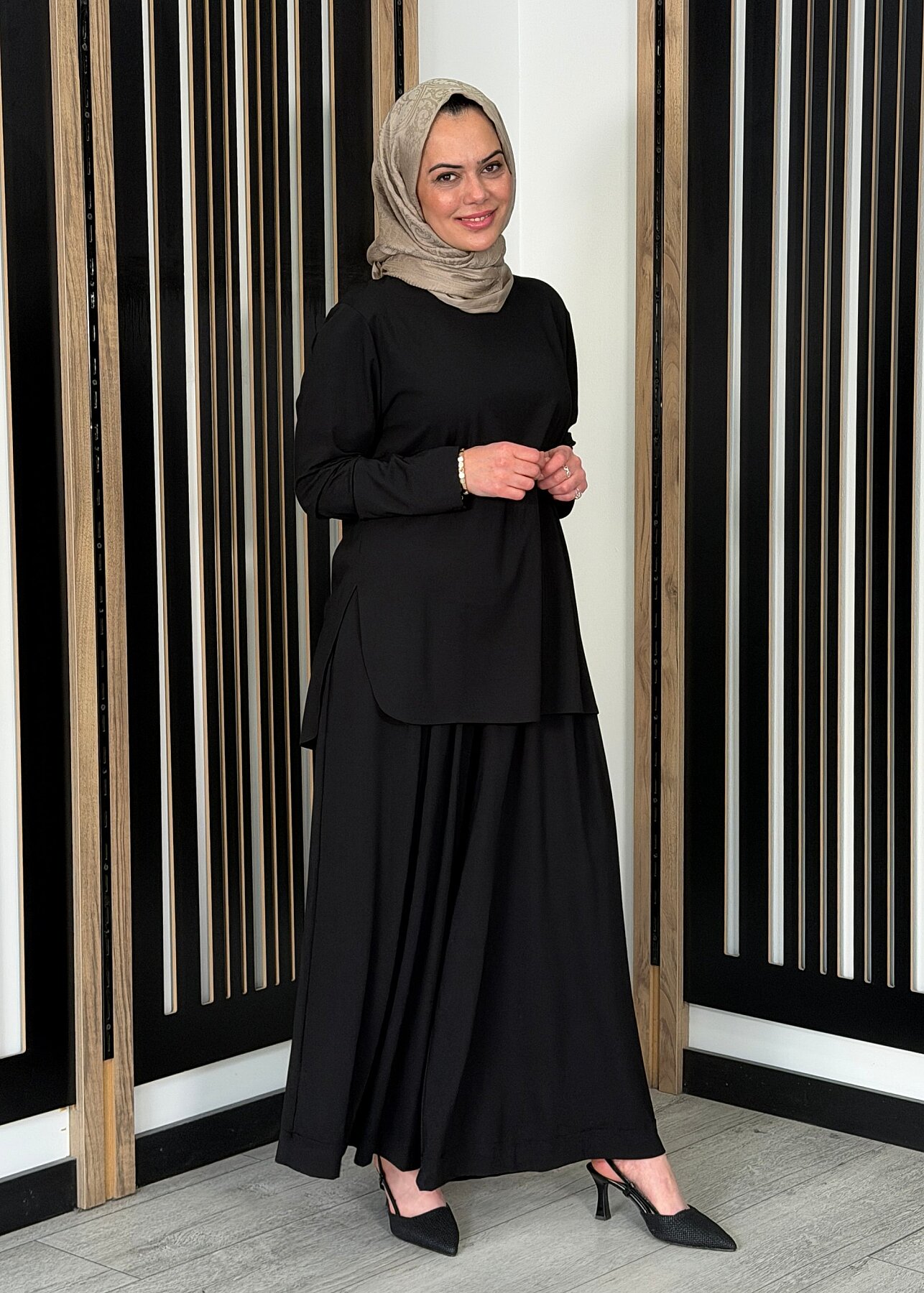 Cloche Tril Bol Pantolon SİYAH - 2