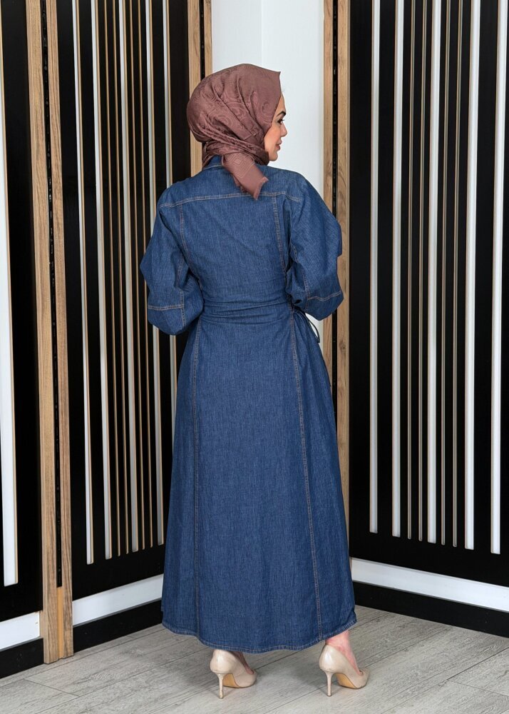 ExQuise Arnaude Elbise MAVİ - 4