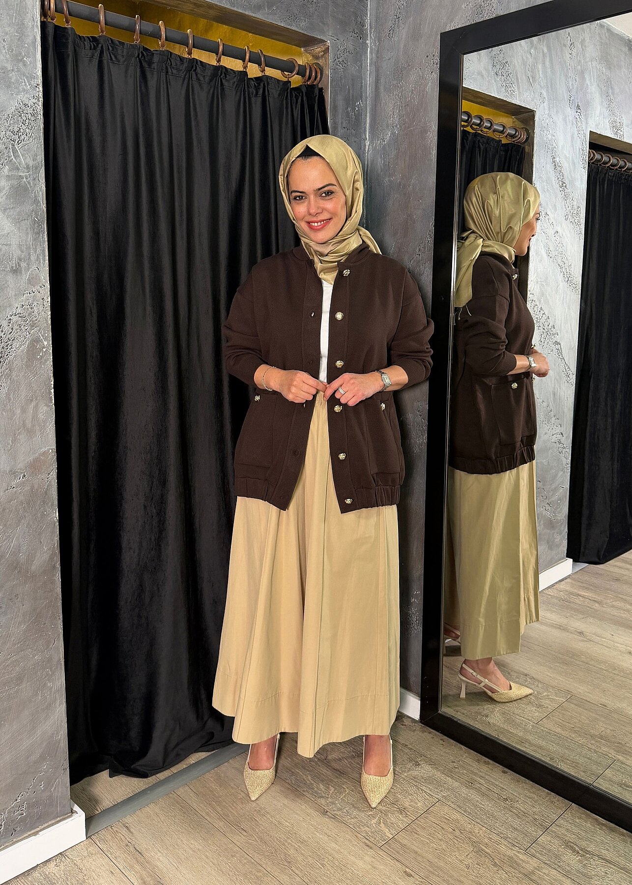 ExQuise Barbara T. Hırka KAHVE - 4