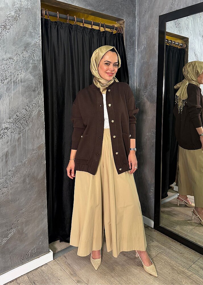 ExQuise Barbara T. Hırka KAHVE