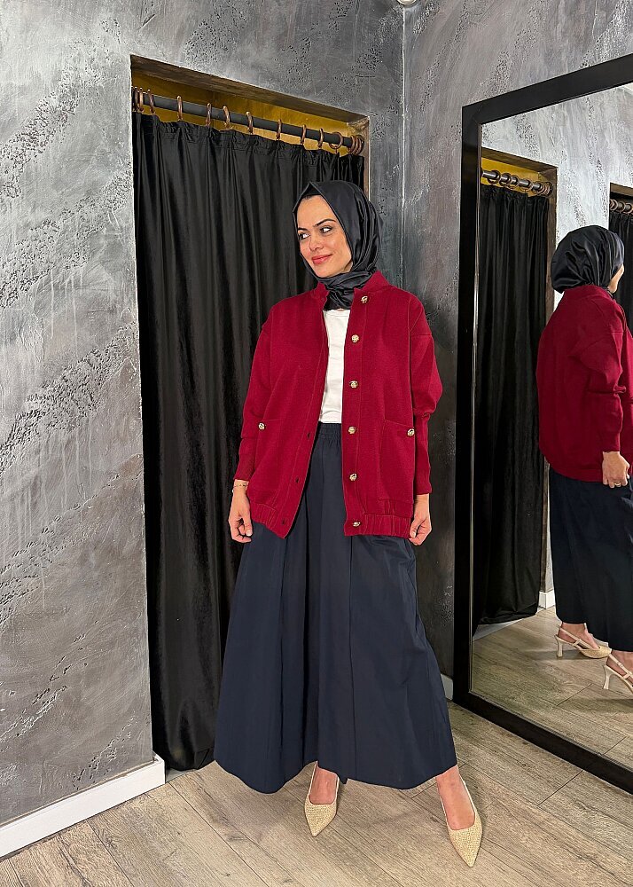 ExQuise Barbara T. Hırka vişne - 2