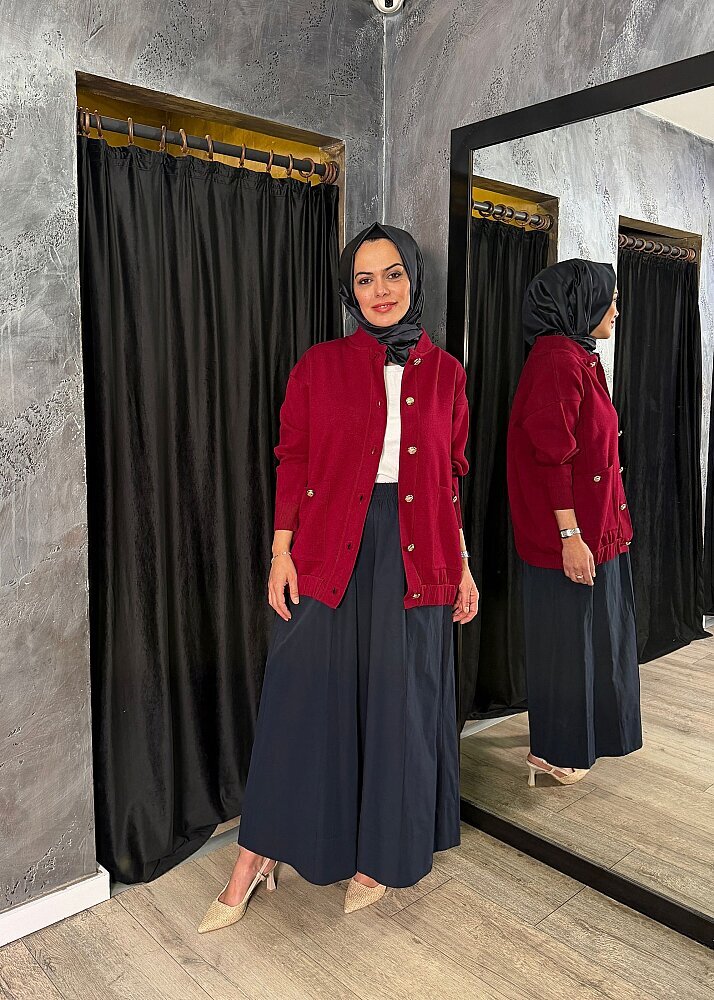 ExQuise Barbara T. Hırka vişne - 5