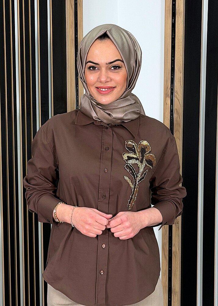 ExQuise Beals Gömlek KAHVE