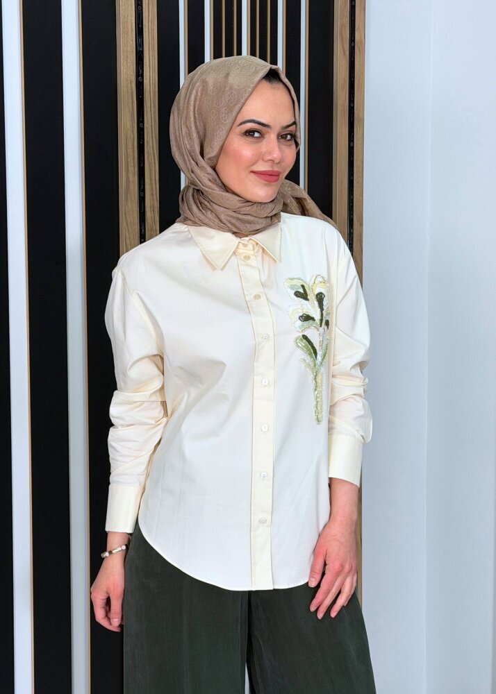 ExQuise Beals Gömlek KREM - 2