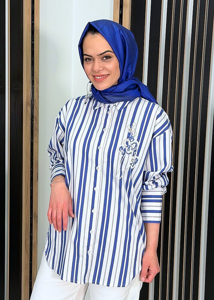 ExQuise Beau Gömlek SAKS-KEMİK (1)