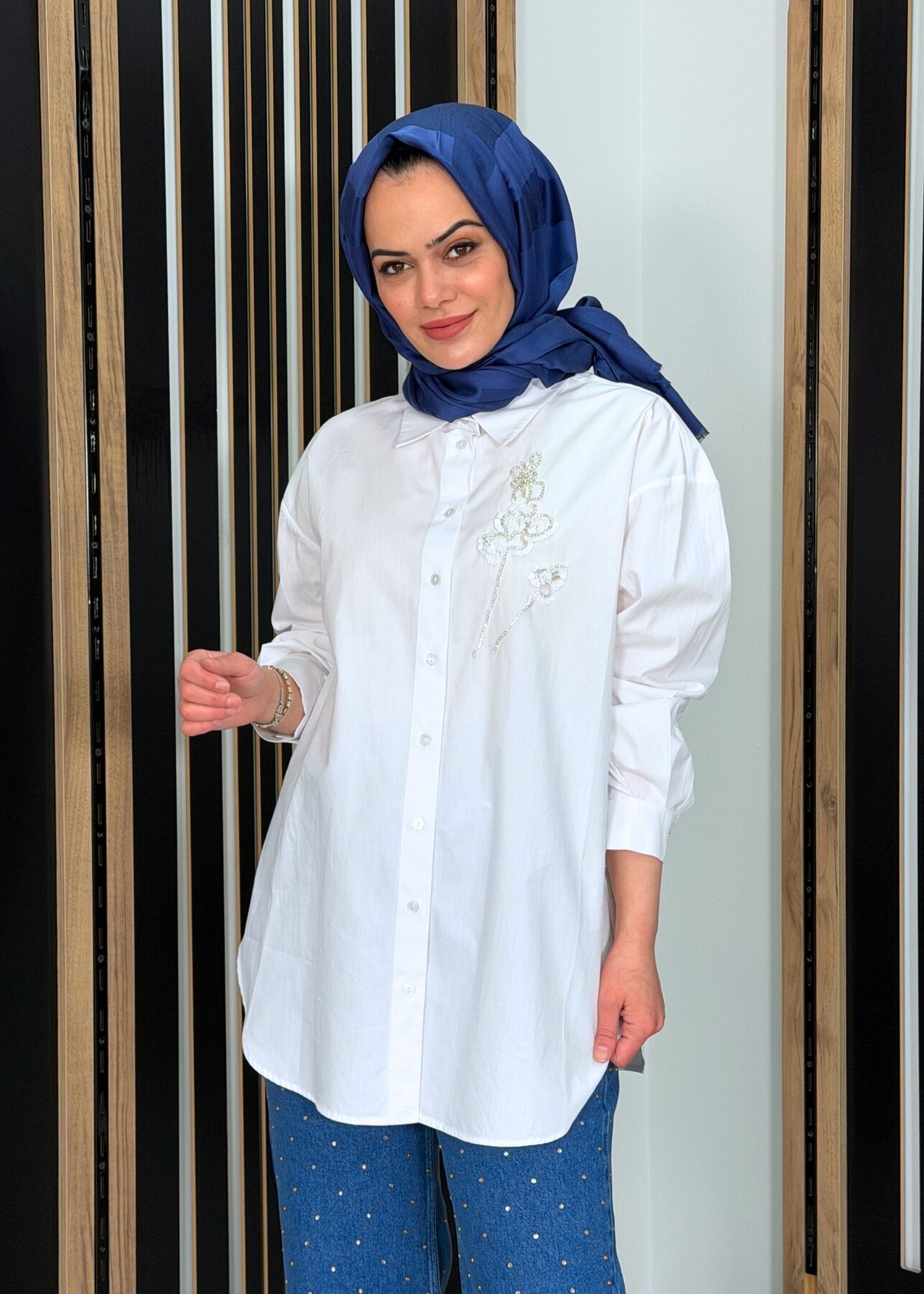 ExQuise Bernetta Gömlek BEYAZ - 1