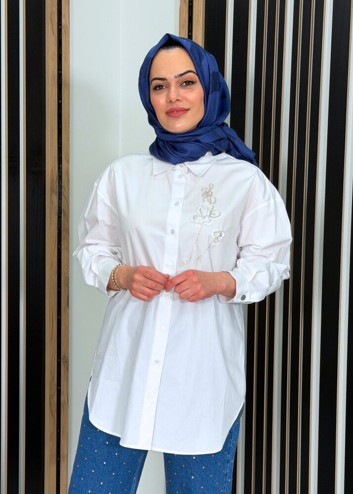 ExQuise Bernetta Gömlek BEYAZ - 3