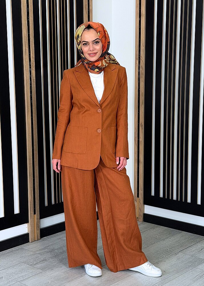 ExQuise Clarette Pantolon TABA (1)