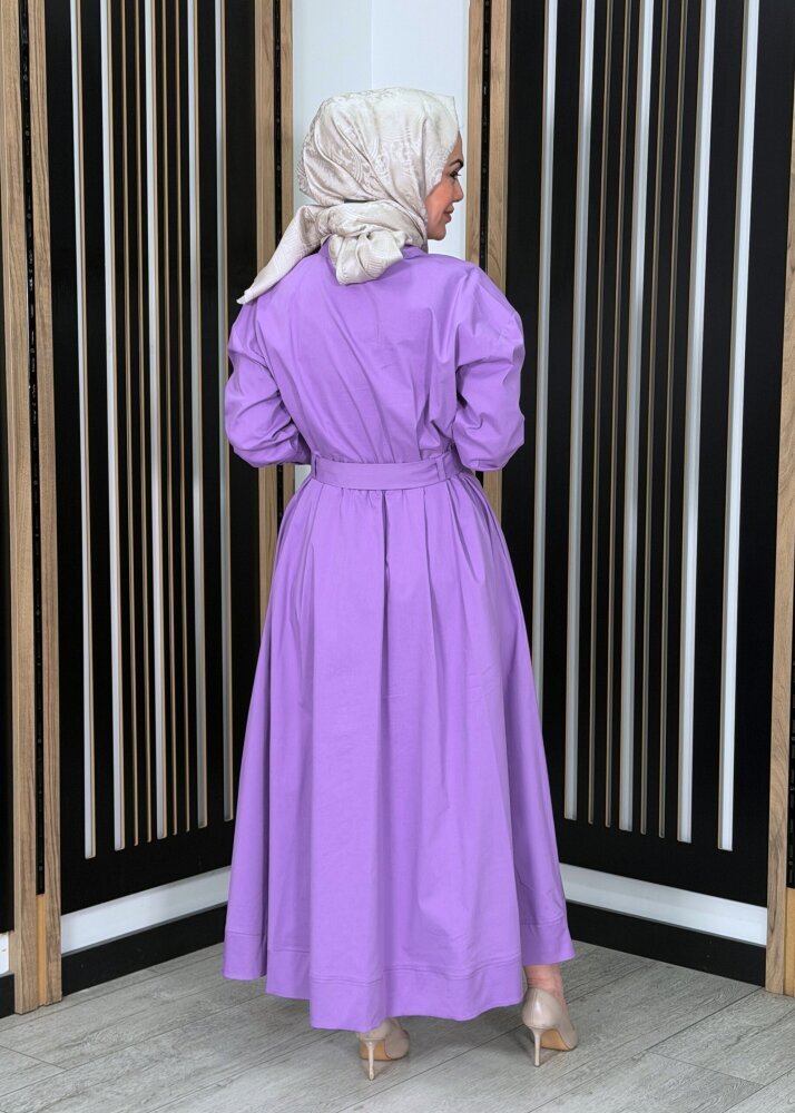 ExQuise Delrico Elbise LİLA - 3