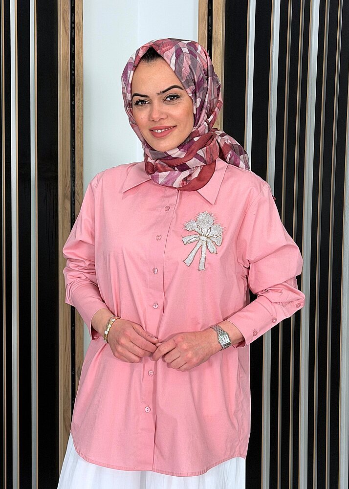 ExQuise Fauve Gömlek PEMBE - 2