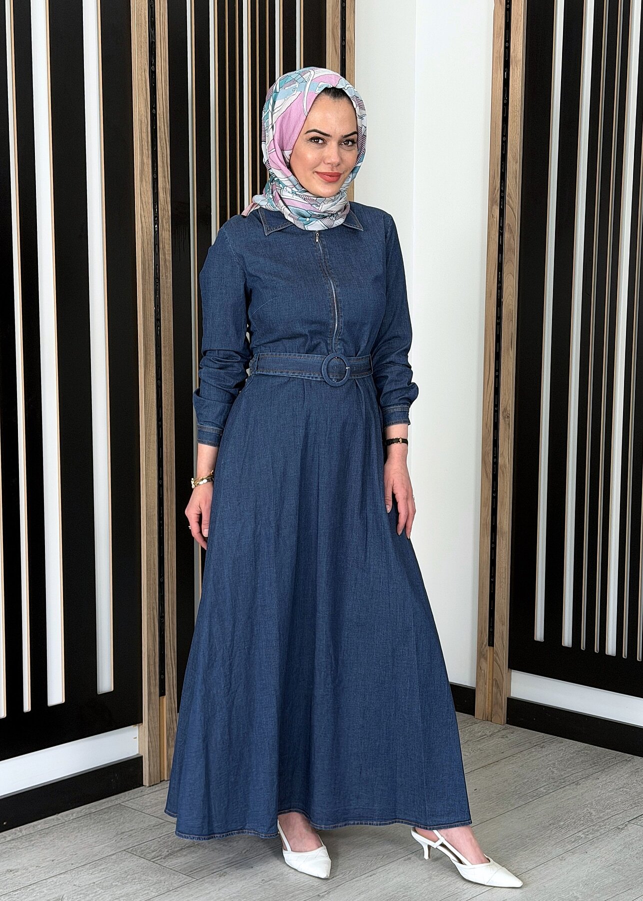 ExQuise Fınıs Elbise MAVİ - 2