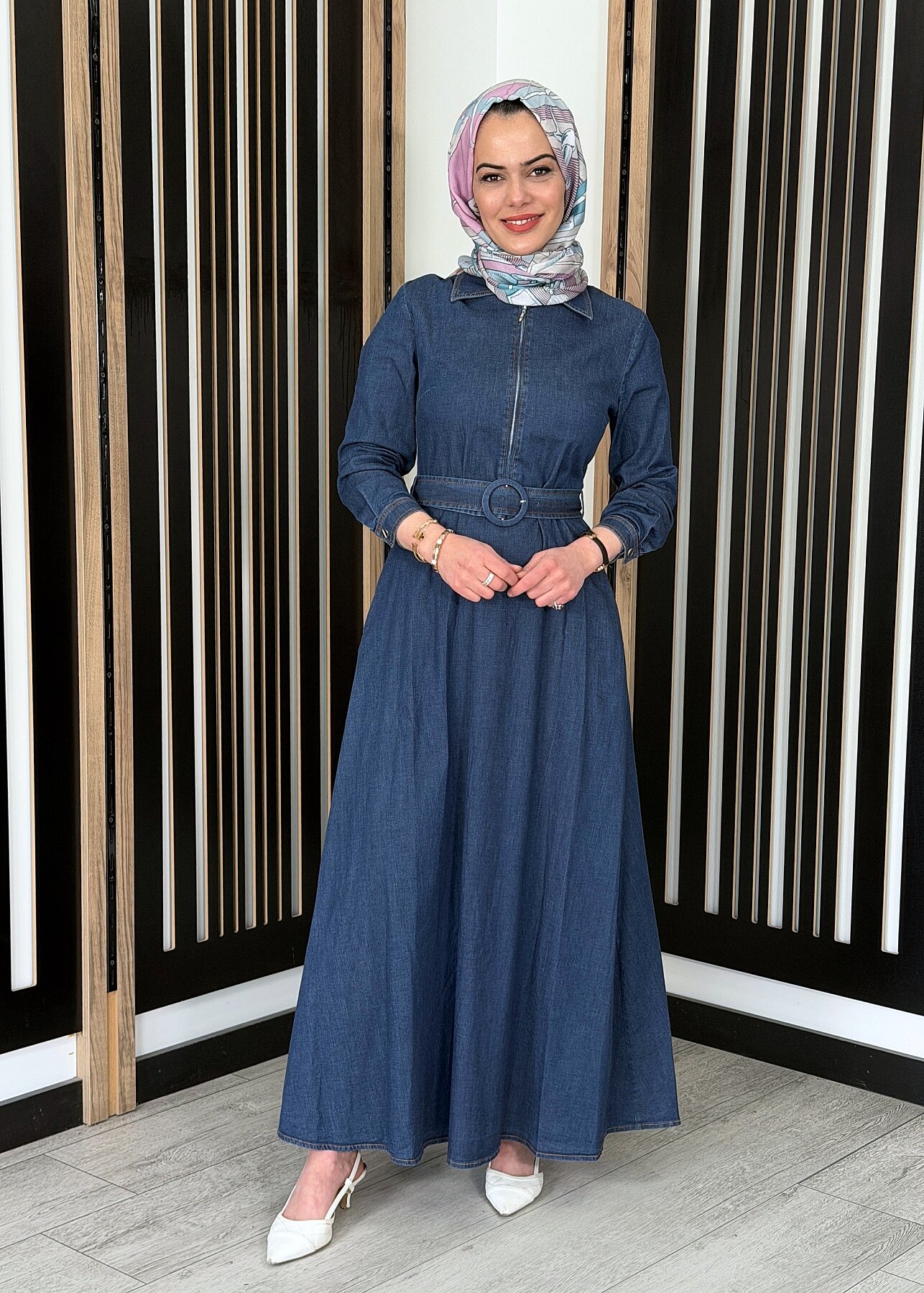 ExQuise Fınıs Elbise MAVİ - 3