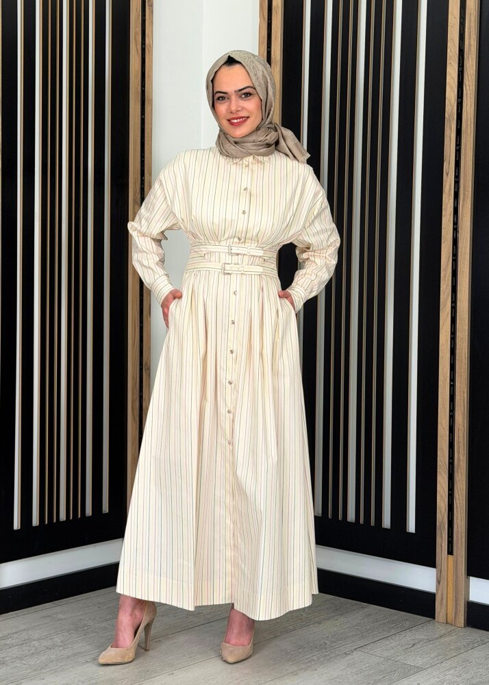 ExQuise Galatee Elbise BEJ