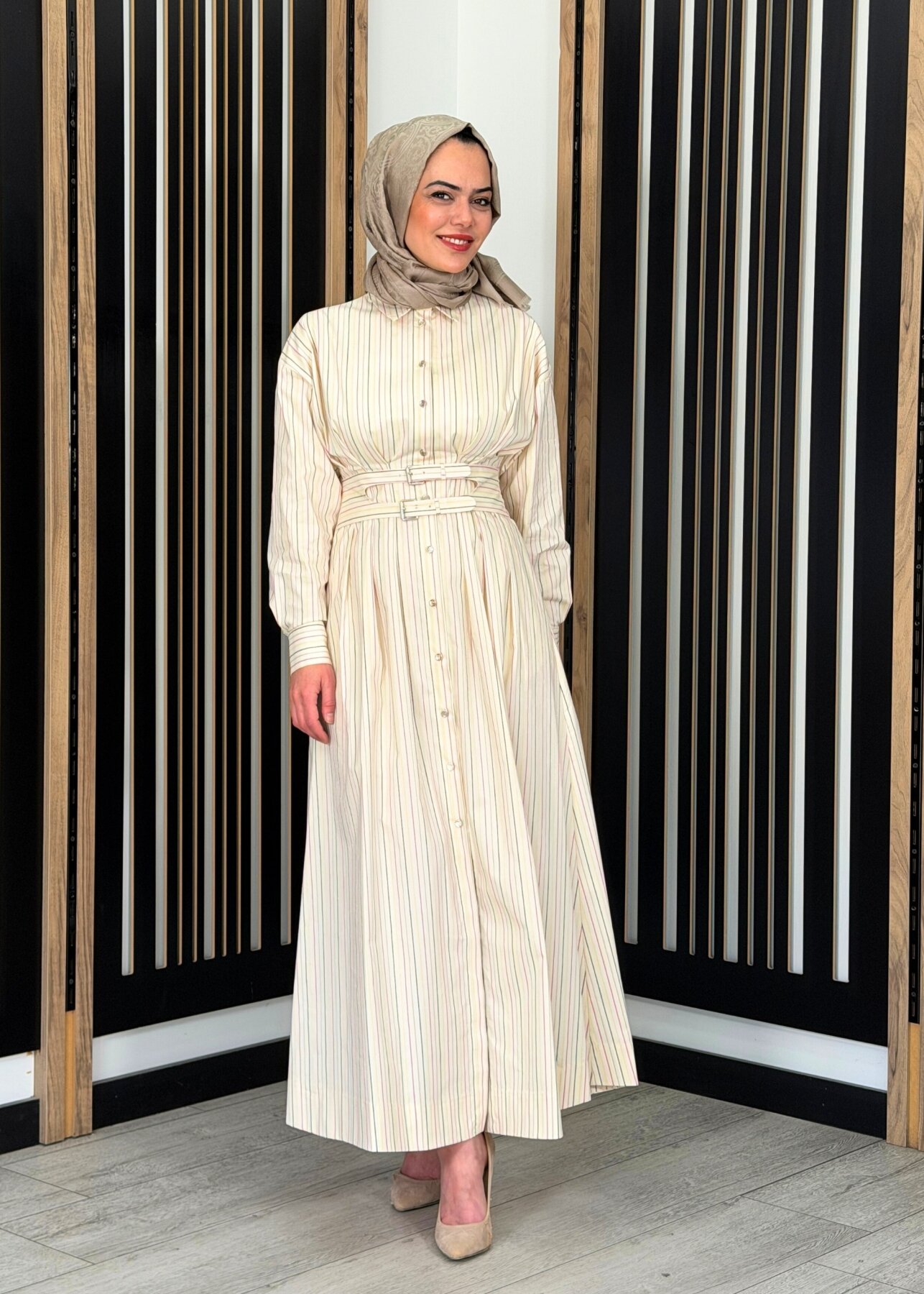 ExQuise Galatee Elbise BEJ - 3