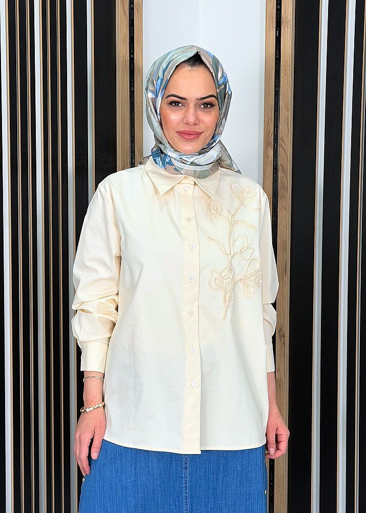 ExQuise Kierra Gömlek KREM KREM