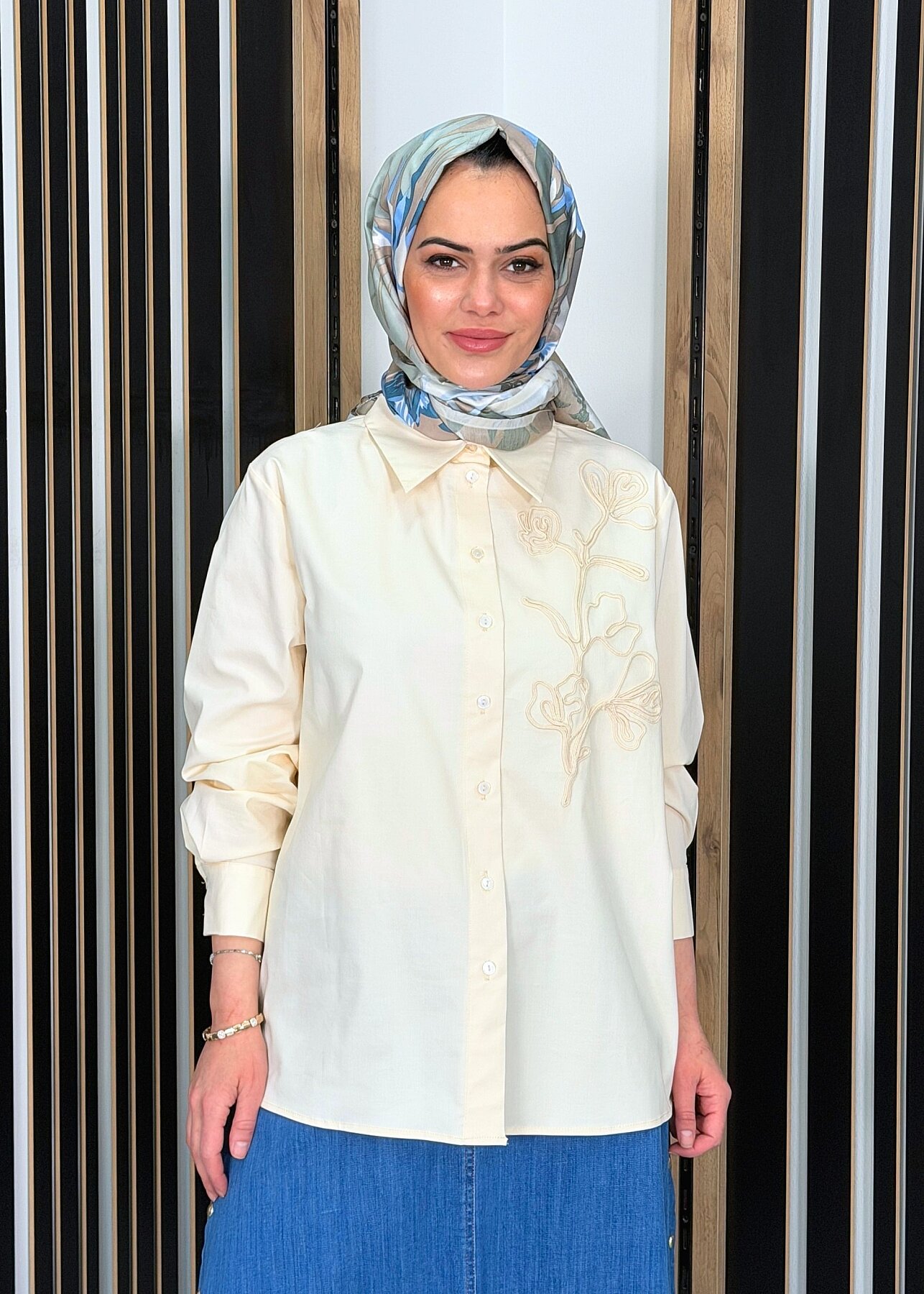 ExQuise Kierra Gömlek KREM - 1