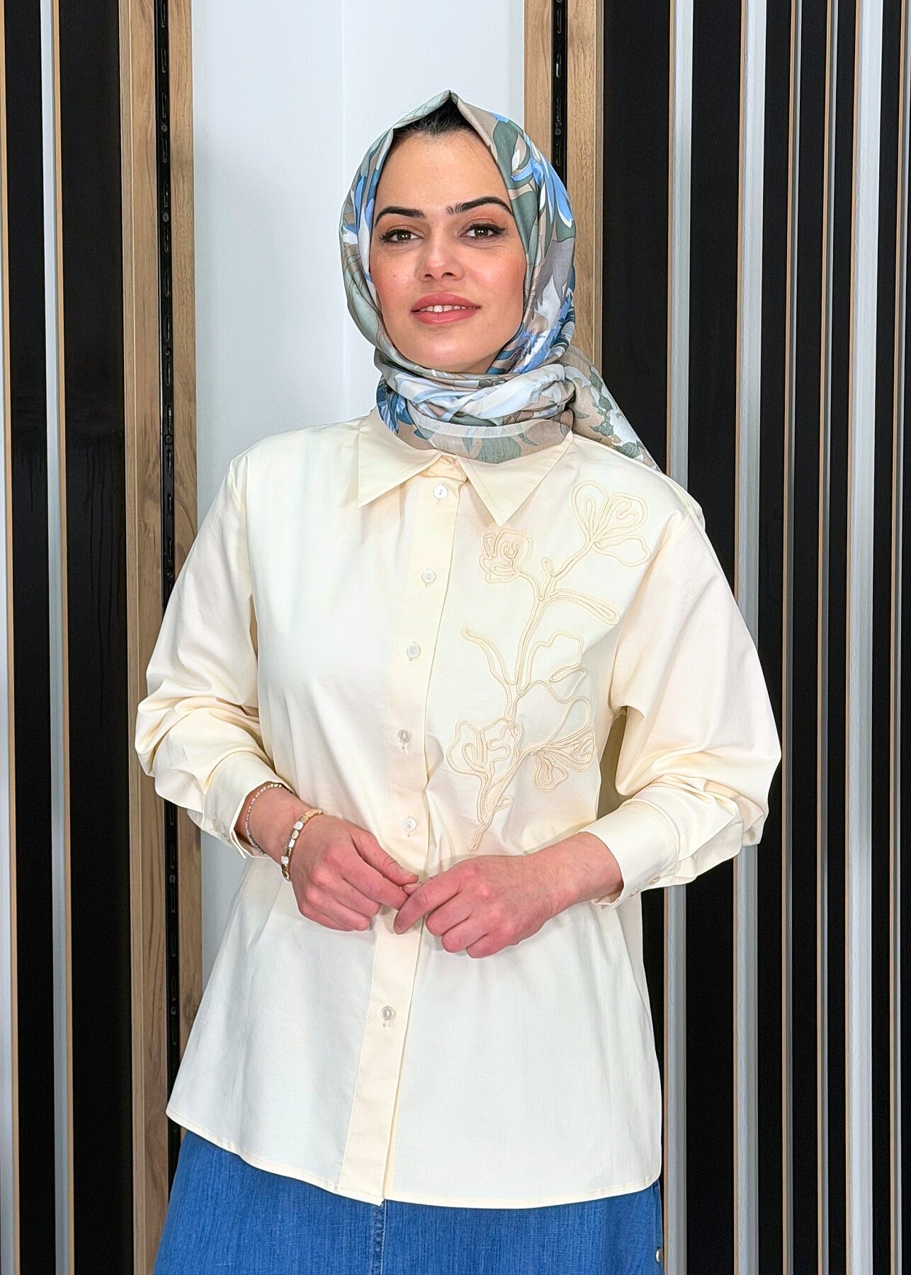 ExQuise Kierra Gömlek KREM - 2