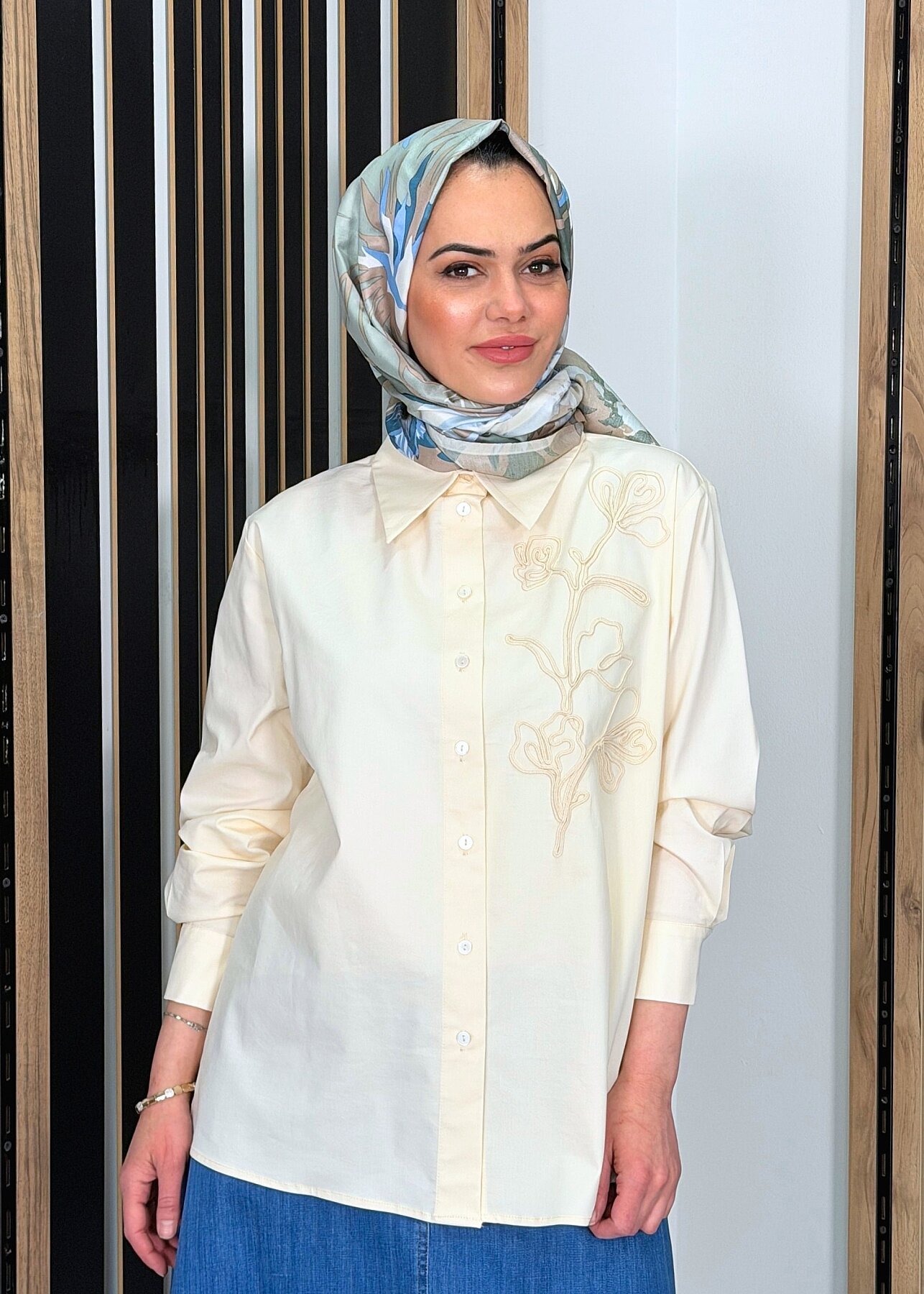 ExQuise Kierra Gömlek KREM - 3