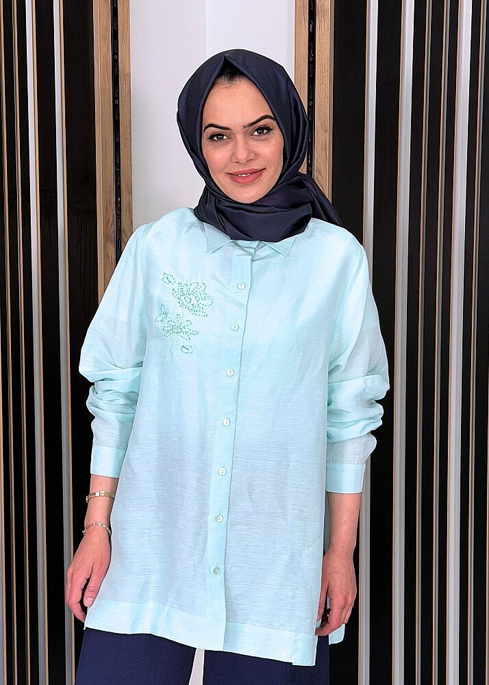 ExQuise Lilyis Gömlek TURKUAZ