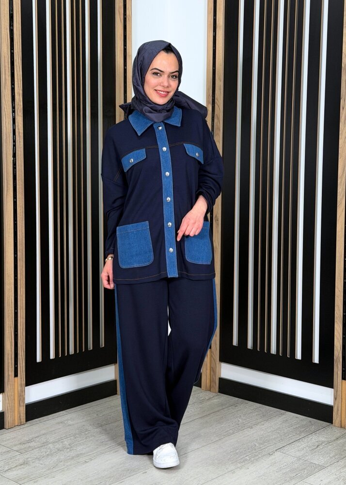 ExQuise Macey Ö. Pantolon LACİVERT (1)