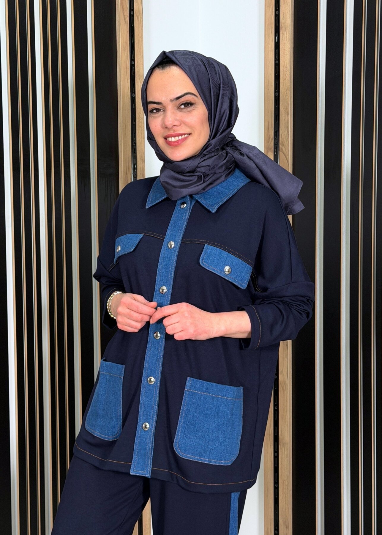 ExQuise Makena Ö. Ceket LACİVERT - 1