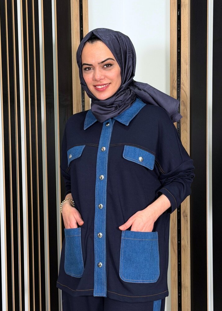 ExQuise Makena Ö. Ceket LACİVERT - 3