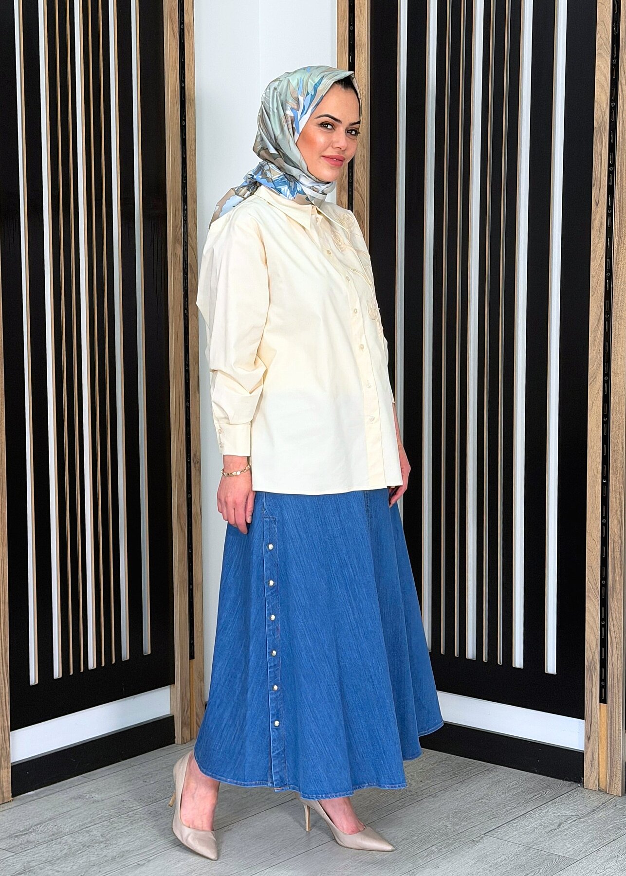 ExQuise Meagan D. Etek İNDİGO - 1