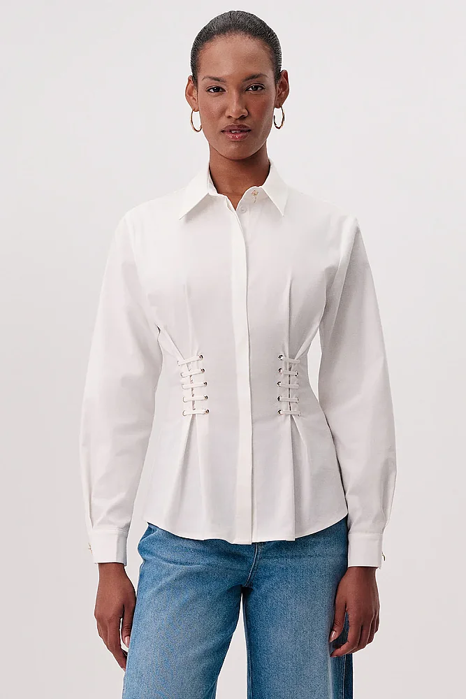ExQuise Miya Gömlek BEYAZ