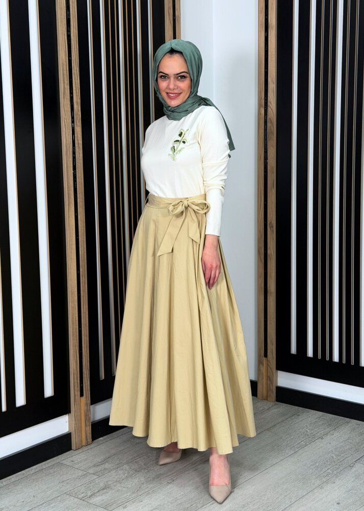 ExQuise Nayaina Elbise KREM - 2