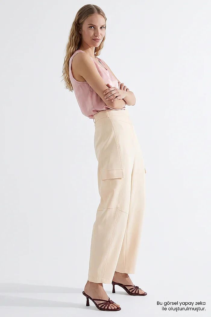 ExQuise Roseia Pantolon KREM - 10