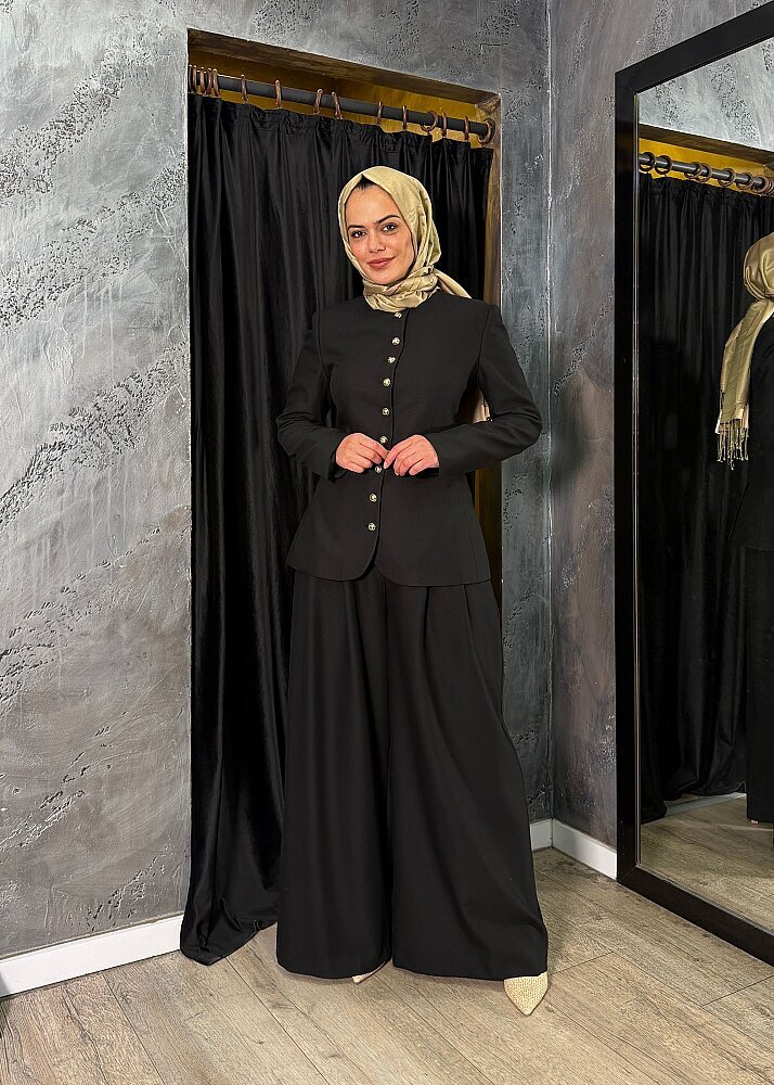 ExQuise Tulipis Pantolon SİYAH - 3