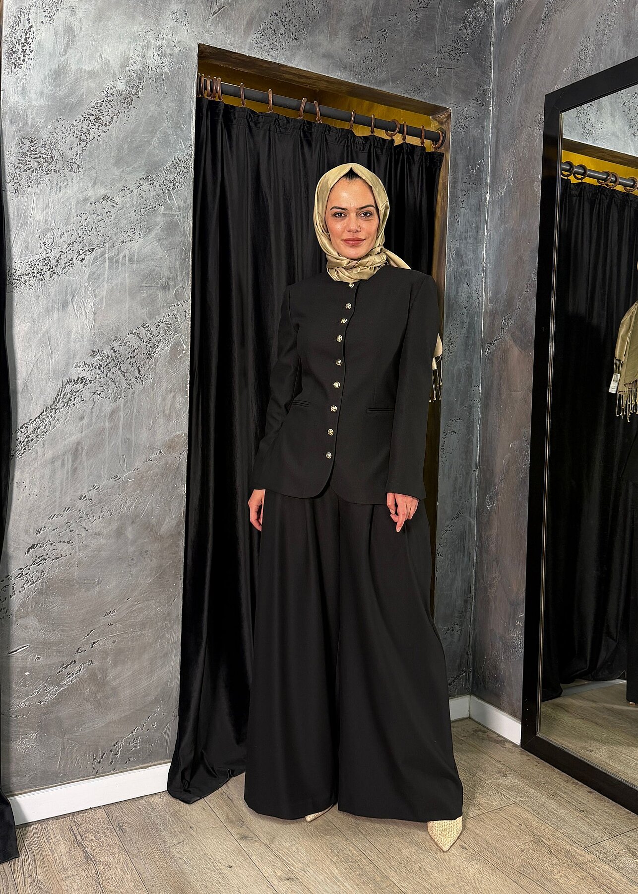 ExQuise Tulipis Pantolon SİYAH - 4