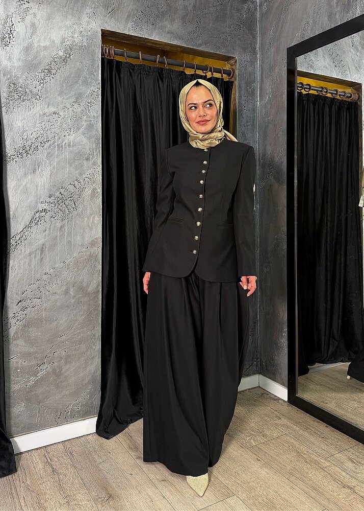ExQuise Tulipis Pantolon SİYAH - 5
