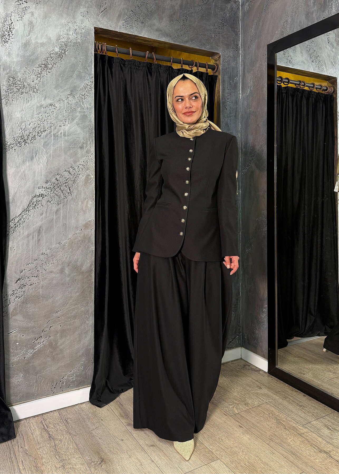 ExQuise Tulipis Pantolon SİYAH - 5