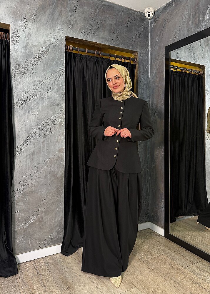 ExQuise Tulipis Pantolon SİYAH