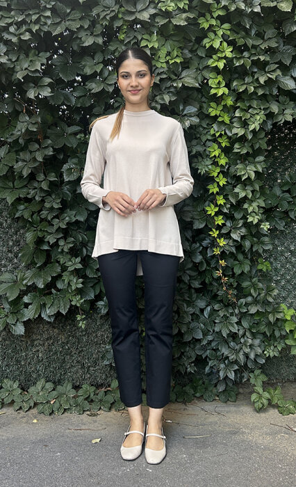 Hukka Cigarette Beli Kemerli Pantolon SİYAH - 1