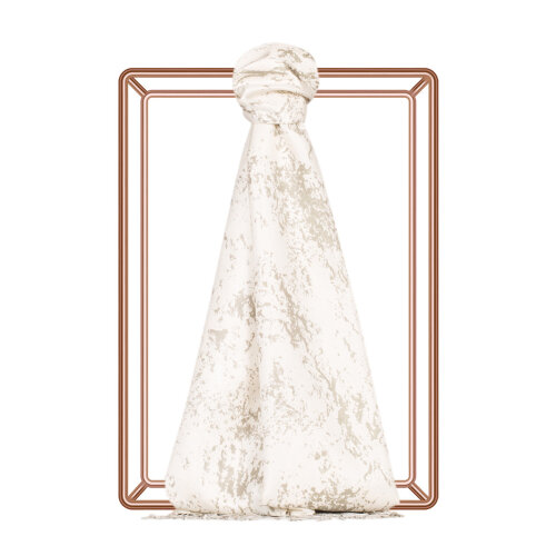 İpek Evi Lekeli %100 İpek Şal TAŞ