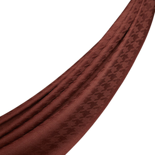 İpek Evi Yün İpek Şal Acı Kahve 