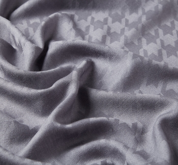 İpek Evi Yün İpek Şal FÜME - 3