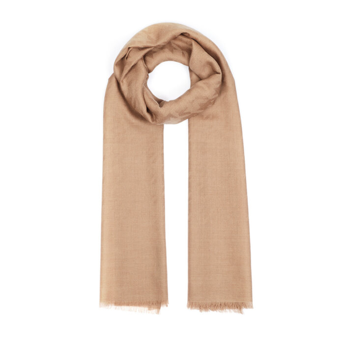 İpek Evi Yün İpek Şal VİZON - 2