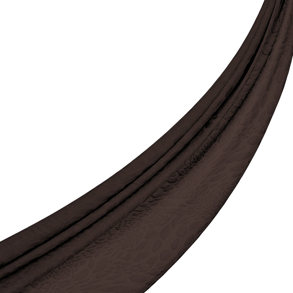 İpekevi Dört Mevsim Vahra Desenli Şal Acı Kahve - 2