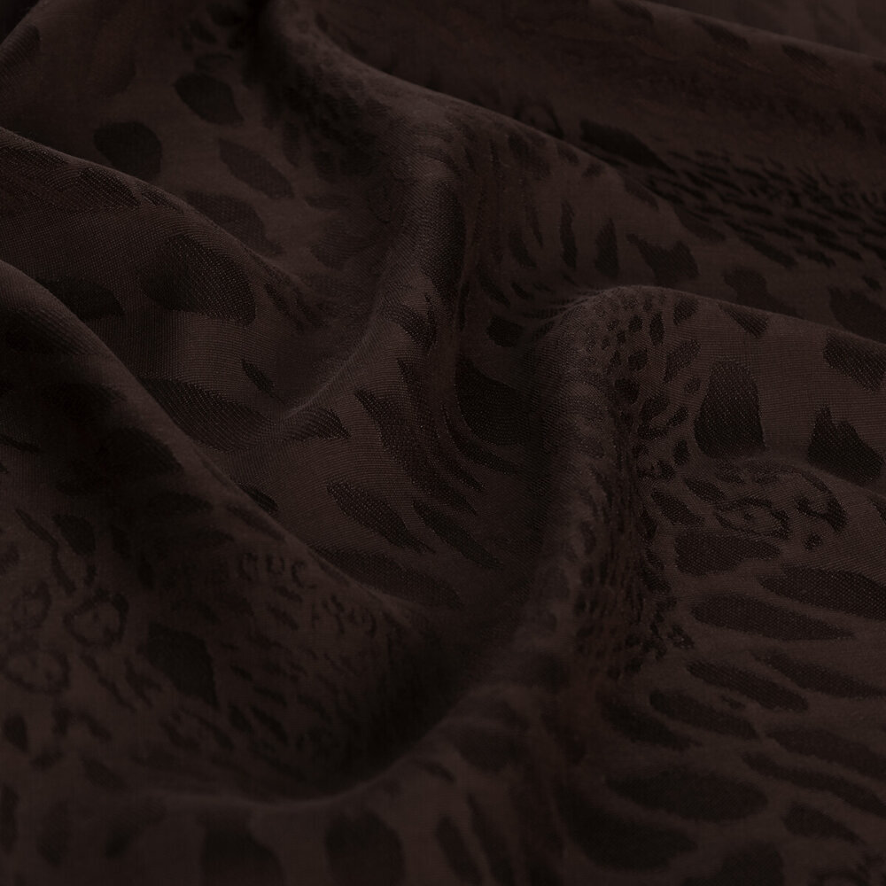 İpekevi Dört Mevsim Vahra Desenli Şal Acı Kahve - 3