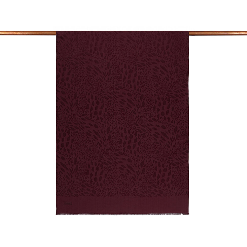 İpekevi Dört Mevsim Vahra Desenli Şal BORDO