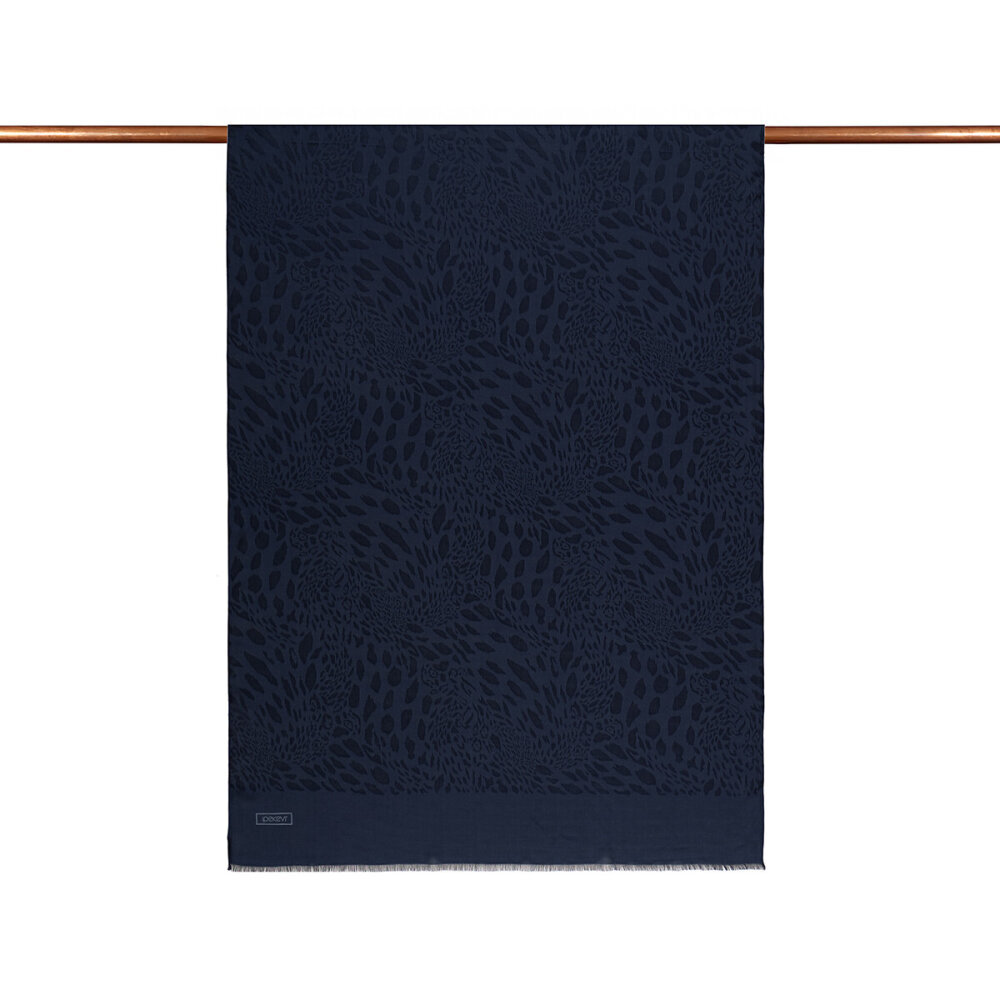 İpekevi Dört Mevsim Vahra Desenli Şal LACİVERT 