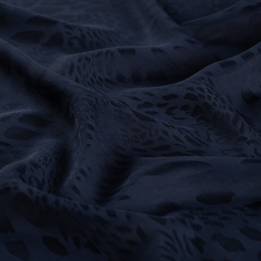 İpekevi Dört Mevsim Vahra Desenli Şal LACİVERT - 3